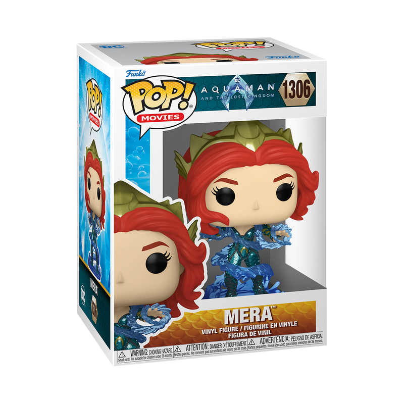 Funko Pop Aquaman 1306 Collectible Vinyl Figure with Protector Case - Perfect for DC Comics Fans, Display & Home Decor