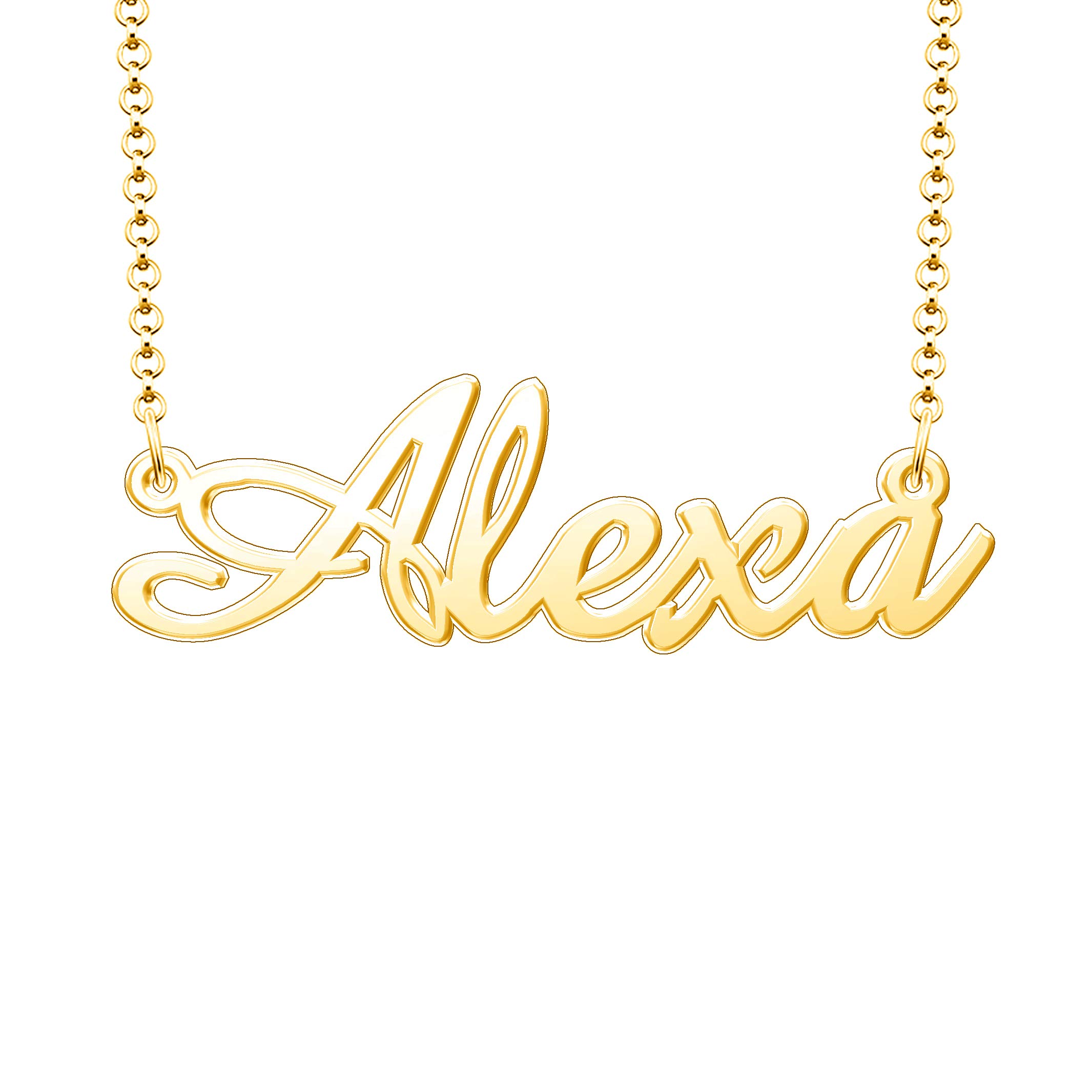 **Personalized Name Necklace - Custom Engraved Moonlight Collections Jewelry for Women, Unique Gift for Her - Perfect for Birthdays, Anniversaries & Special Occasions**