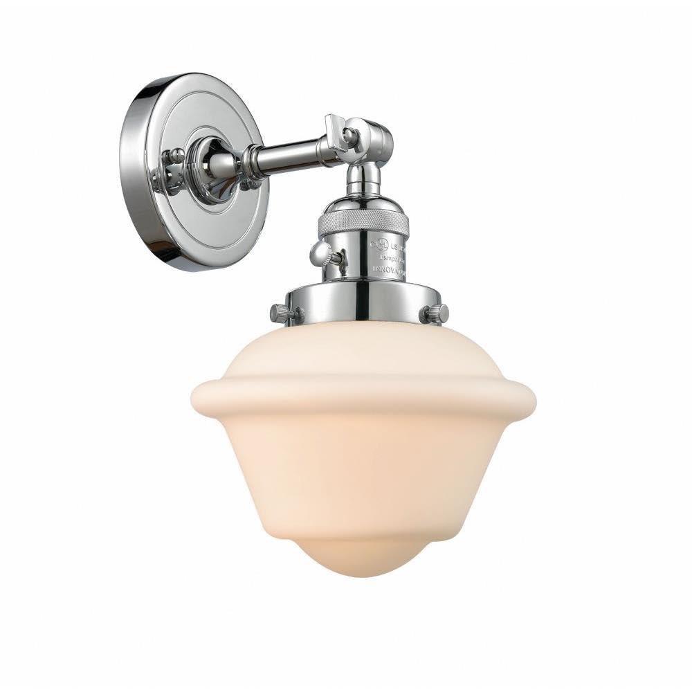 Innovations 203SW-PC-G531 Modern Wall Sconce Light Fixture with 3-Way High/Low/Off Switch in Polished Chrome Finish - Perfect for Bedroom, Hallway, and Living Room Lighting