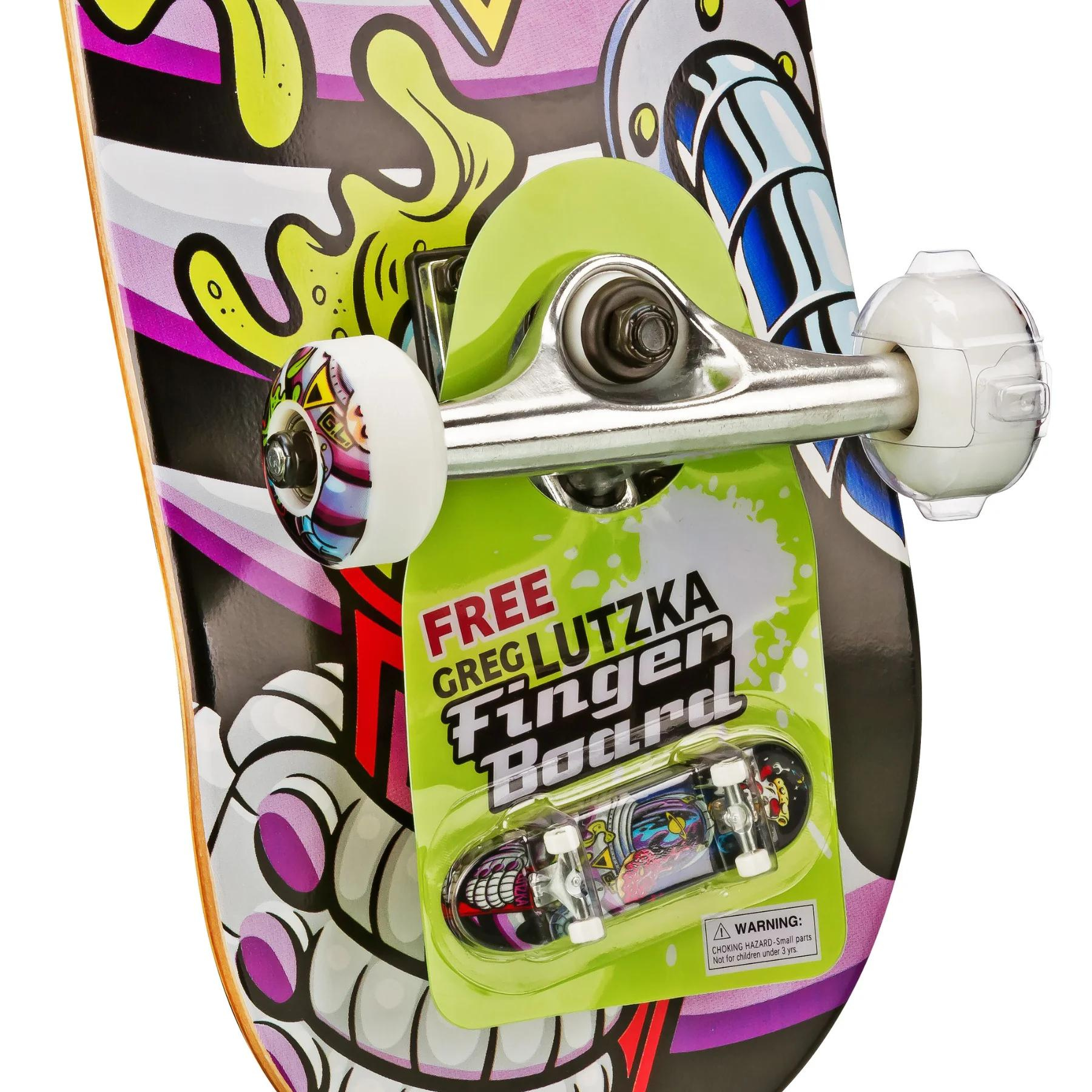 Roller Derby Learn with Lutzka Astronaut Skateboard - Perfect for Beginners & Kids Learning to Skate | Outdoor & Park Riding