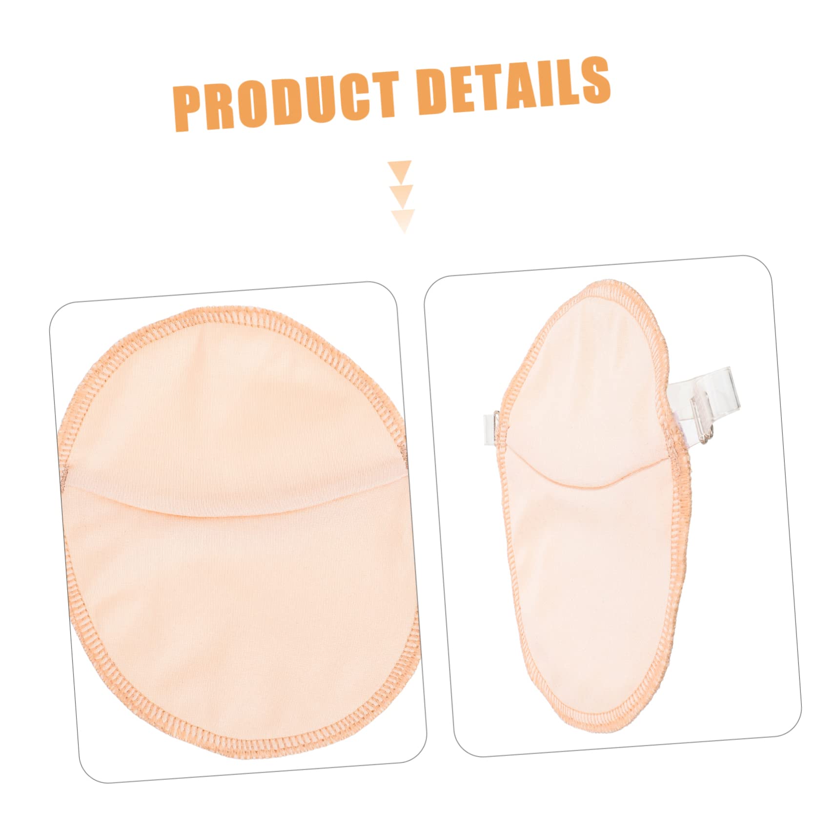 4 Pairs Women's Underarm Sweat Pads - Breathable Polyester Armpit Protectors for Dresses & Shirts - Stay Dry & Confident for Work, Gym & Daily Wear