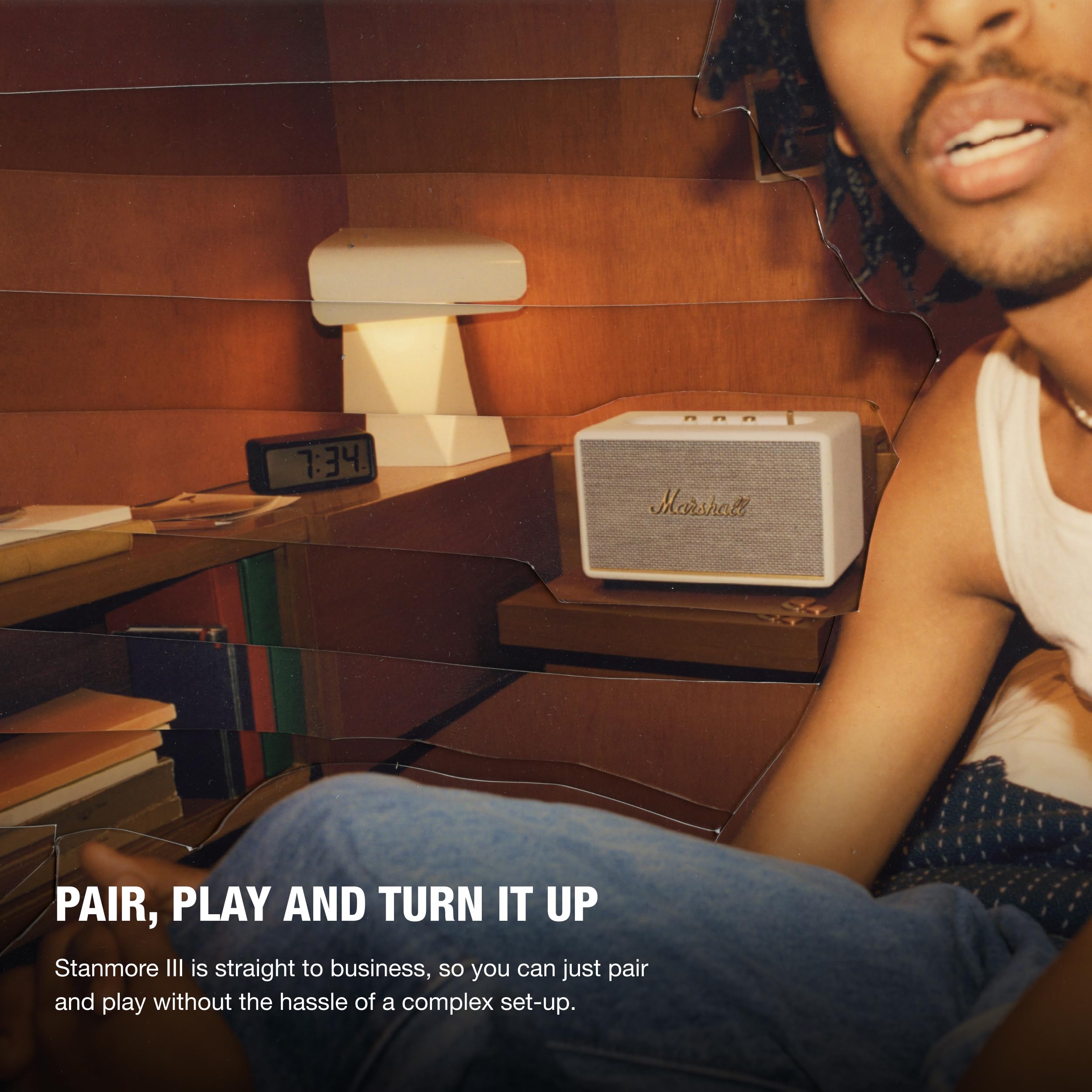 Marshall Stanmore III Wireless Bluetooth Speaker - Premium Sound for Home, Office & Outdoor Parties