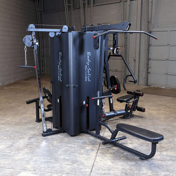 Body Solid Pro Club Line S1000 4 Stack Home Gym Equipment - Strength Training Machine for Full Body Workouts | Perfect for Home Gyms & Personal Fitness Studios