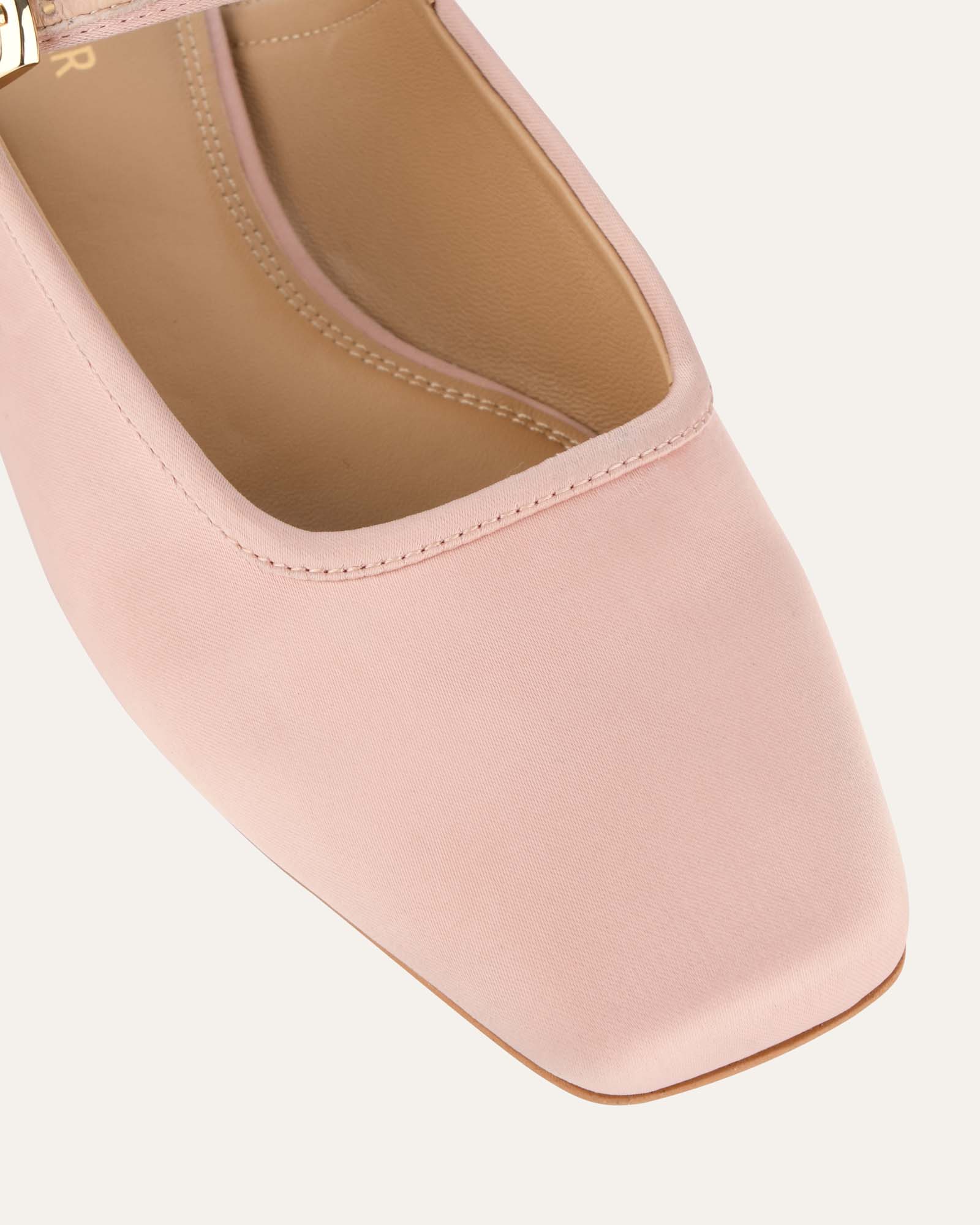 Sammy Dress Flats in Blush Satin - Elegant Women's Ballet Flats for Weddings, Parties & Office Wear