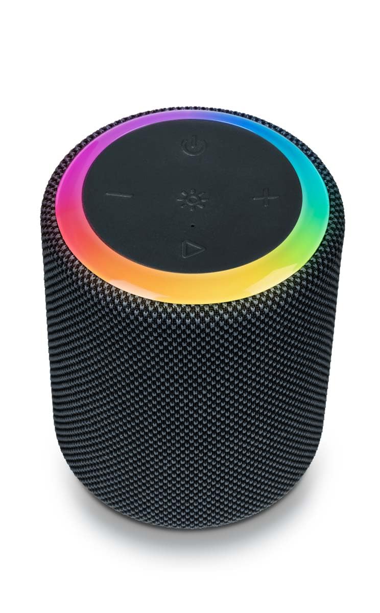Bigben Premium Luminous Wireless Bluetooth Speaker with LED Lights - Portable Party Speaker for Outdoor, Beach, Pool Parties & Home Entertainment