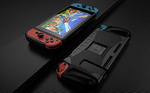 Premium Shockproof Silicone Case for Nintendo Switch - Soft Anti-Slip Protective Cover with Ergonomic Grip Design | Drop Protection for Nintendo Switch Console & Joy-Con (Yellow) | Perfect for Gaming, Travel & Everyday Use