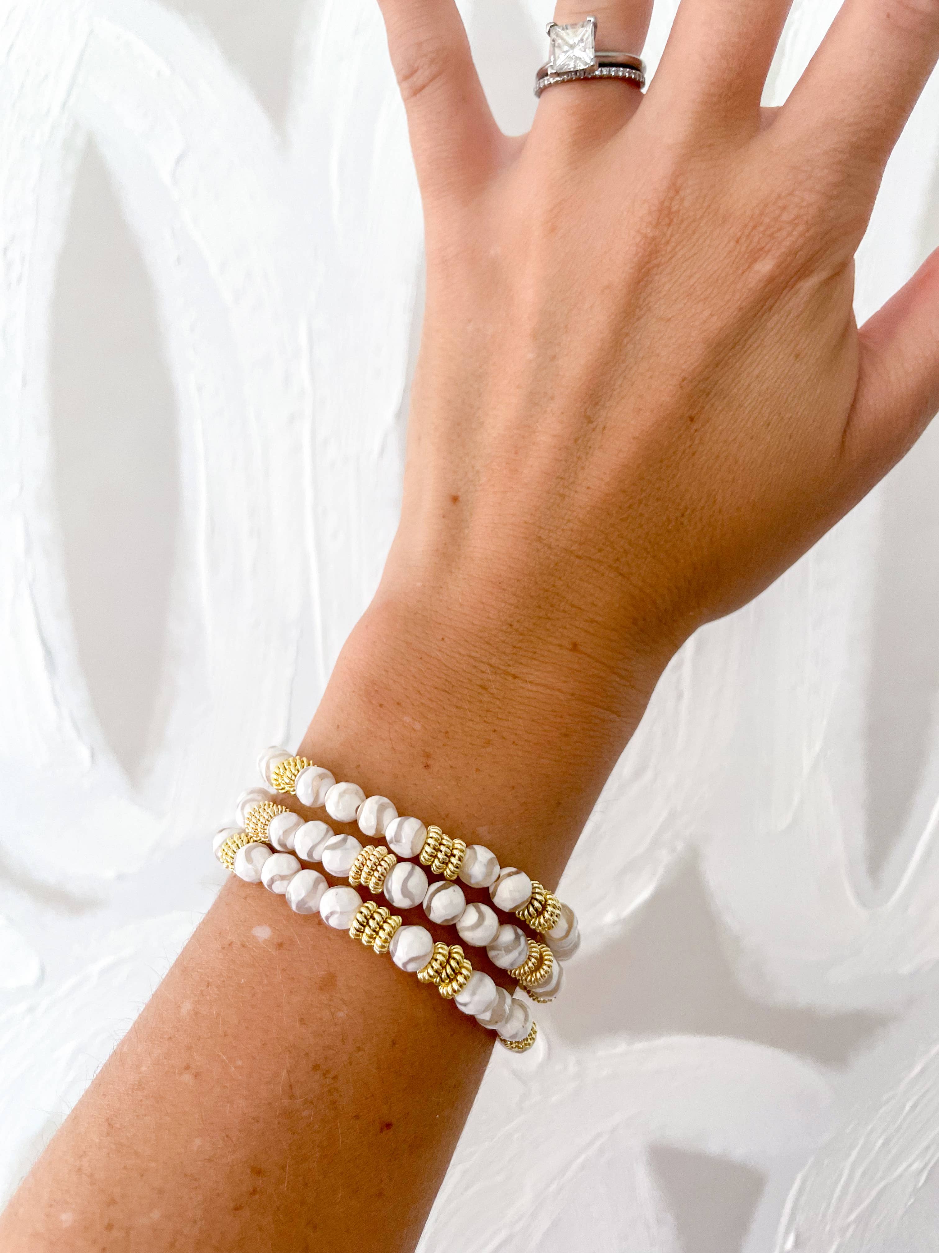 Cola Stacks Claremont Bracelet for Women - Elegant Gold Plated Cuff Bangle for Everyday Wear & Special Occasions