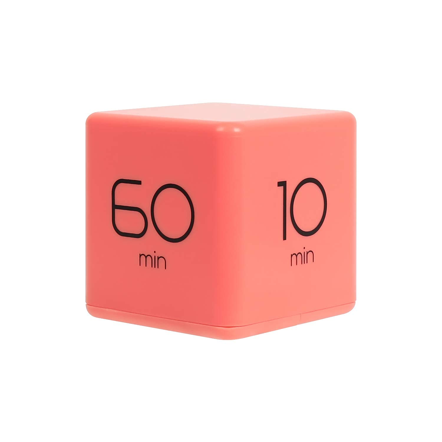 Mooas Cube Timer Bundle - Coral (10, 30, 50, 60 Minutes) & Violet (5, 10, 20, 30 Minutes) - Visual Time Management Tool for Study, Cooking, Workout, Kids Activities - Perfect for Classroom, Office, Kitchen & Home Organization