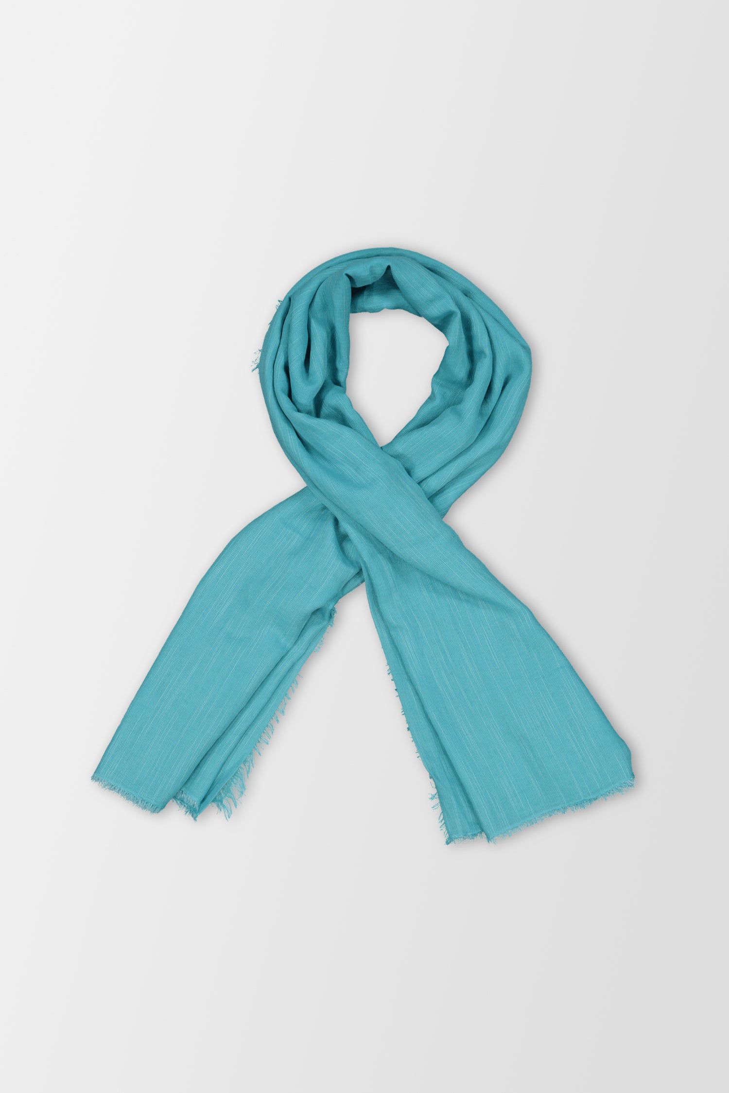 Faliero Sarti Teal Brie 3 - Premium Italian Silk Scarf for Women - Elegant Fashion Accessory for Office, Party & Special Occasions