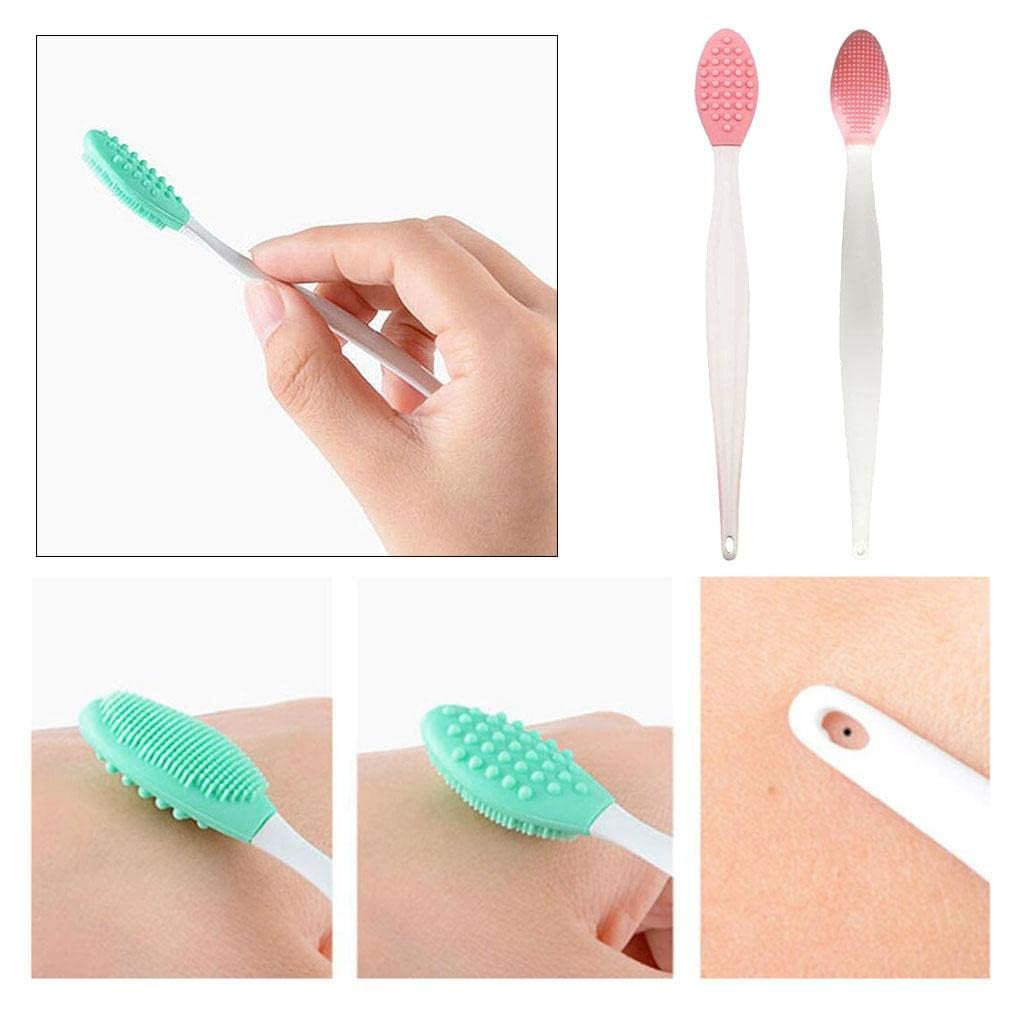 NYAMAH SALES Silicone Facial Scrubber - Blackhead Remover, Lip & Nose Exfoliator, Deep Cleansing Massage Brush for Face & Skin Care - 1pc Multicolor - Perfect for Daily Skincare Routine & Spa Treatments