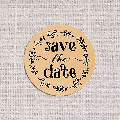120PCS Wedding Stickers - Save The Date & Bridal Shower Labels for Invitations & Decor
