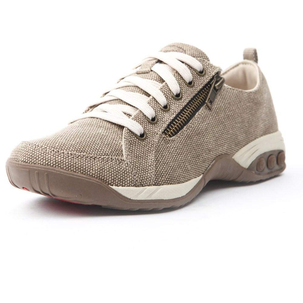 Therafit Women's Sienna Side Zip Walking Shoes - Comfortable Sport Casual Sneakers for Women with Arch Support | Perfect for Walking, Travel & Everyday Wear