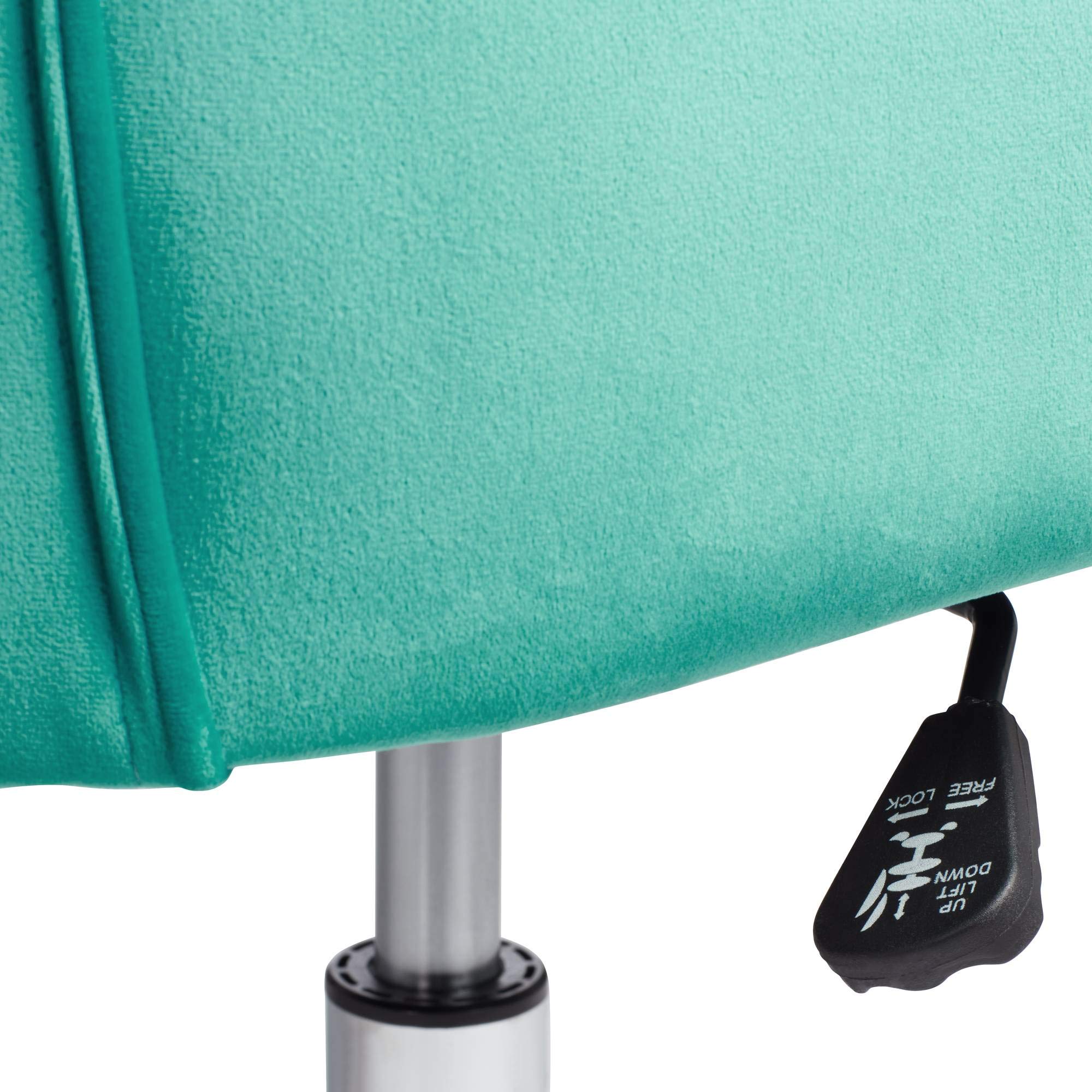 Ergonomic Studio 55D Erin Teal Fabric Adjustable Office Chair with Lumbar Support - Perfect for Home Office, Gaming Setup & Workspace Comfort