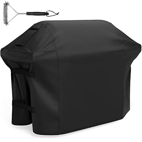 Nupick 7106 Gas Grill Cover for Weber Spirit 2 & 3 Burner Models - 52 Inches Fits Spirit 210/310 & Spirit II E210/E310 - Waterproof BBQ Cover for Outdoor Grilling & Backyard Cooking Protection