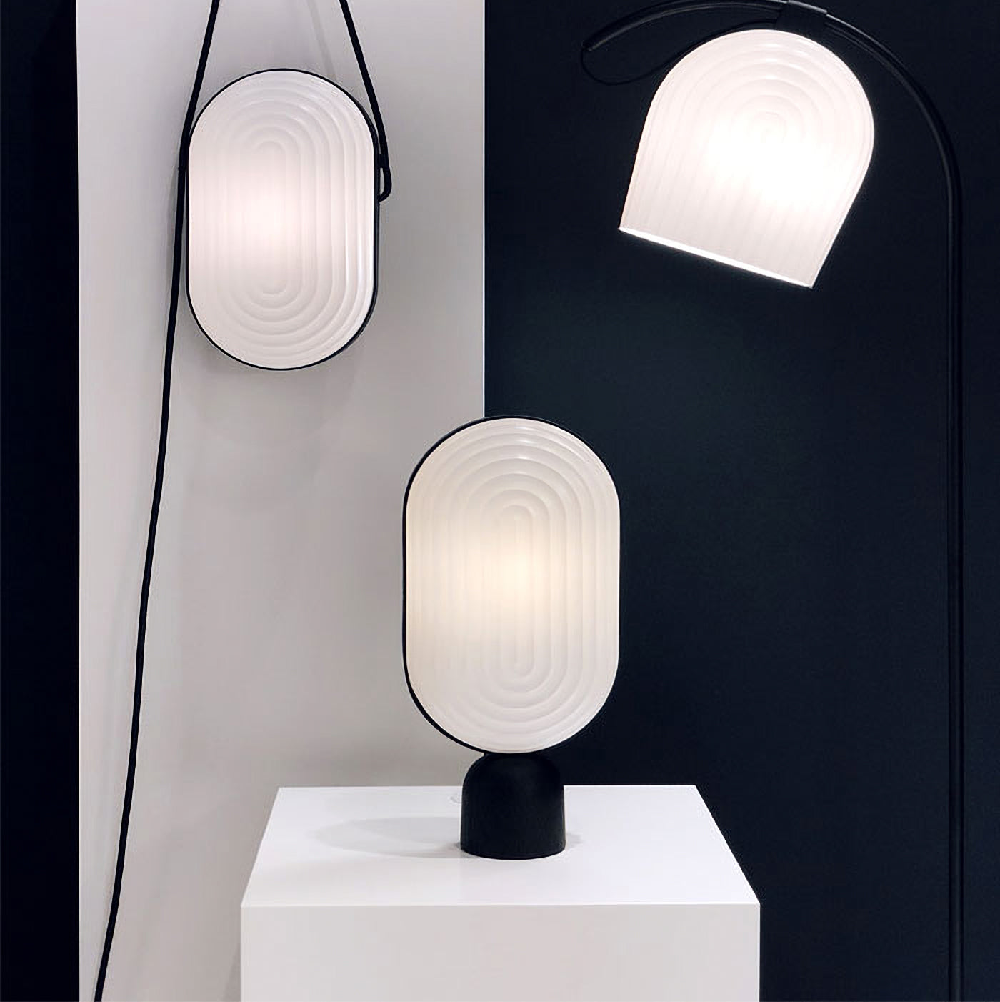 Modern Arc Table Lamp - Adjustable LED Desk Light for Home Office, Reading & Study - Sleek Design with Dimmable Brightness for Bedroom, Living Room & Workspace