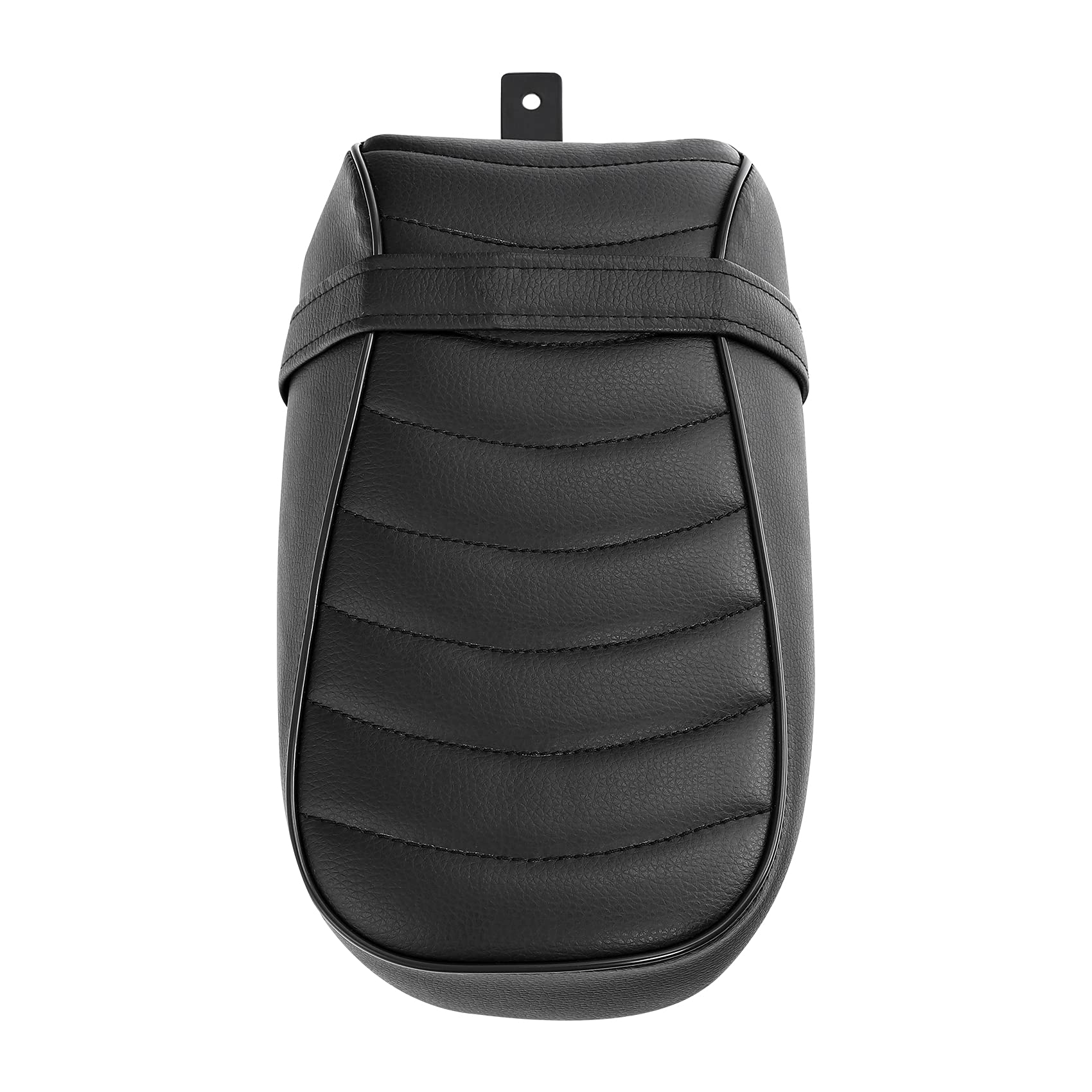 TCT-MOTORPARTS Rear Passenger Seat Pillion Pad for Harley Sportster Iron 883 XL883N (2016-2022) & Iron 1200 XL1200NS (2018-2022) - Black Comfort Cushion for Two-Up Riding, Long Distance Cruising and Weekend Getaways
