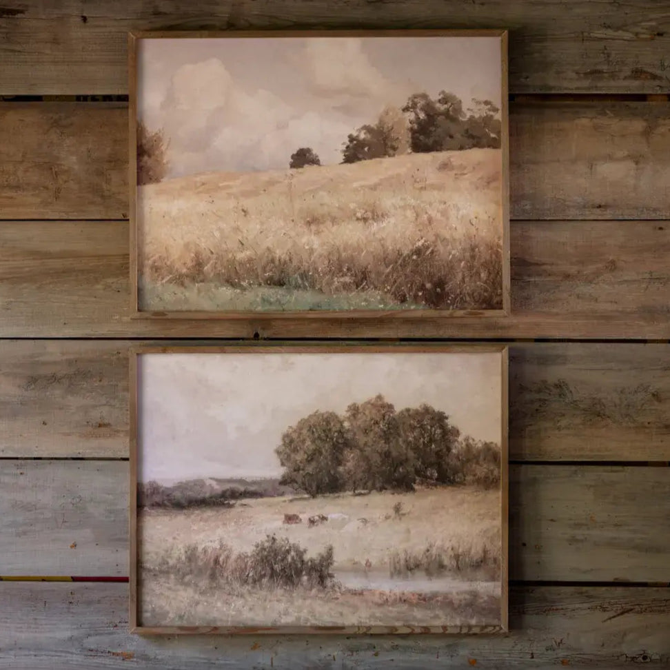 Grass Valley Print Set - High-Quality Wall Art Decor for Living Room, Bedroom & Office - Perfect for Home & Commercial Spaces