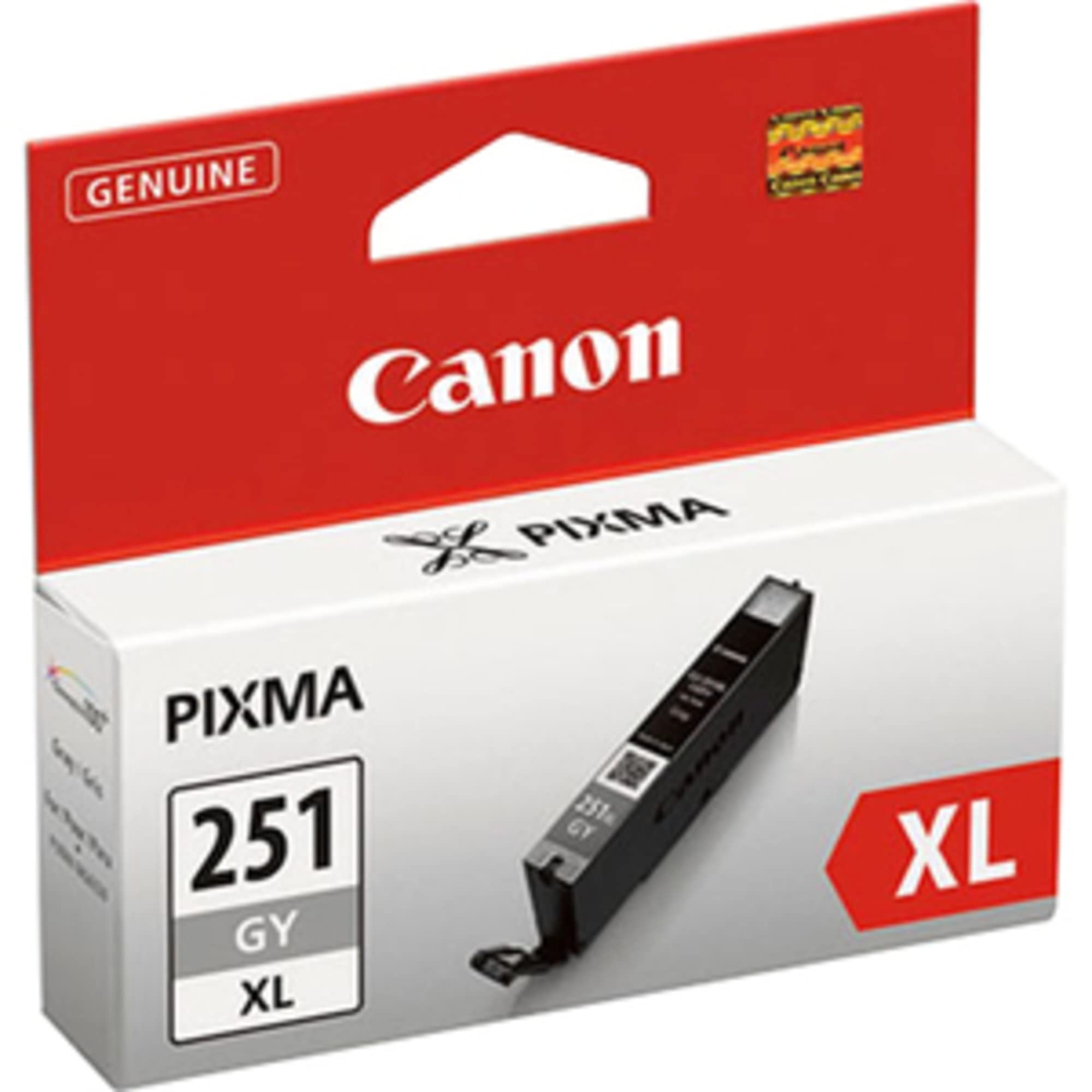 Canon CLI-251XL High-Yield Gray Ink Cartridge (CLI-251G XL) - Compatible with PIXMA Printers - Perfect for Home Office & Photo Printing