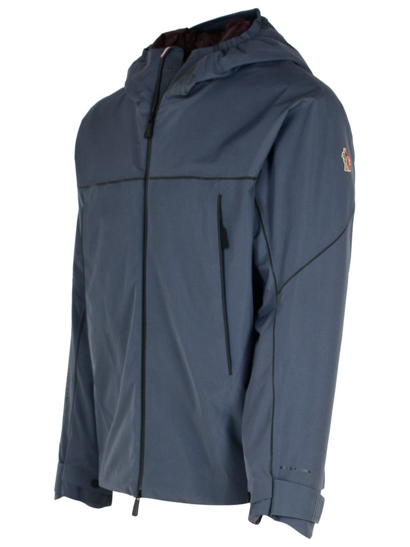 Thosis Grey Polyester Jacket for Men & Women | Lightweight Water-Resistant Windbreaker | Perfect for Outdoor Activities, Hiking & Travel
