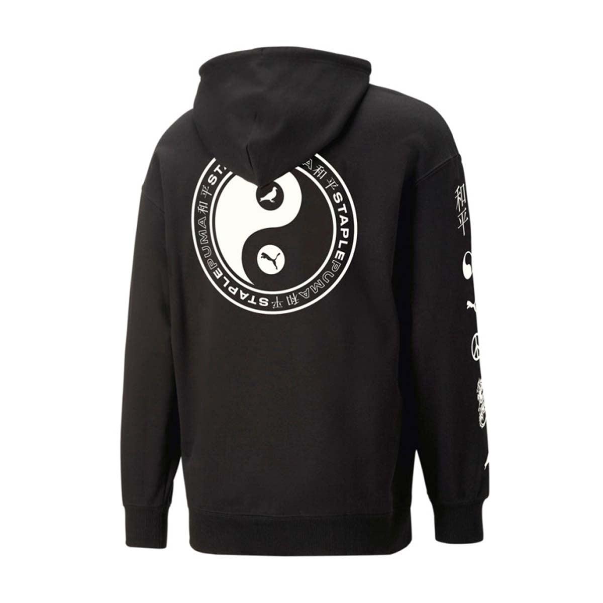 STAPLE Gidra Hoodie for Men & Women - Black Pullover Sweatshirt for Casual Wear, Street Style & Outdoor Activities