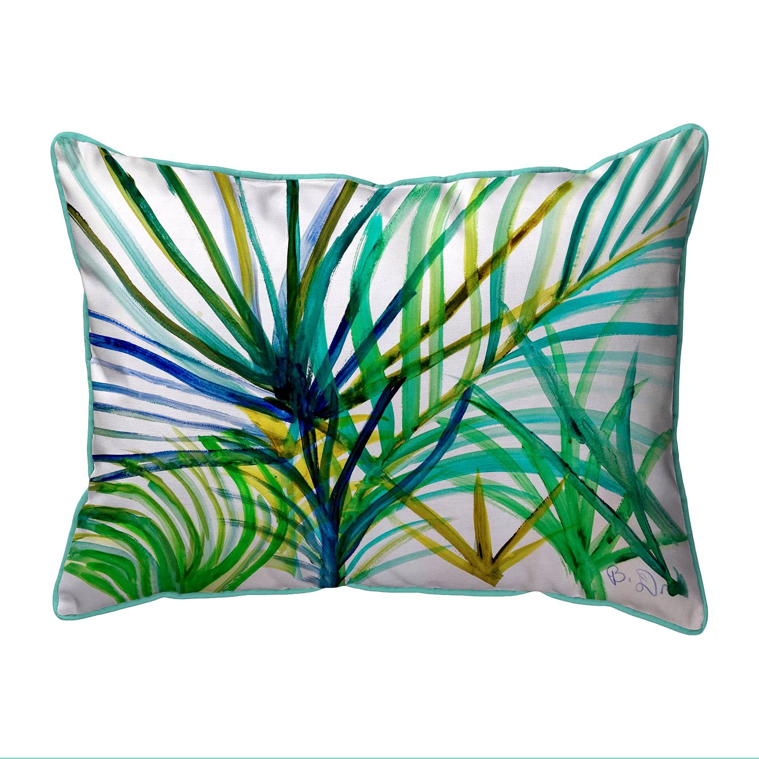 Betsy Drake ZP1157 Decorative Throw Pillow 20x24 Inches - Multi Color Soft Cushion for Sofa, Bed, Living Room & Home Decor