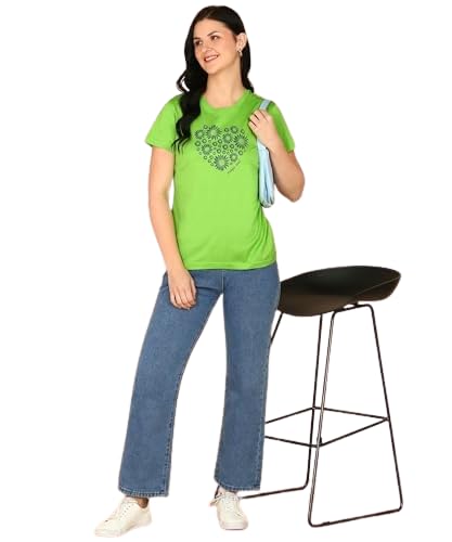 CLOVERCRAFTY Women's Casual Cotton Tops - Breathable Shirt for Everyday Wear | Perfect for Office, Outings & Summer Comfort