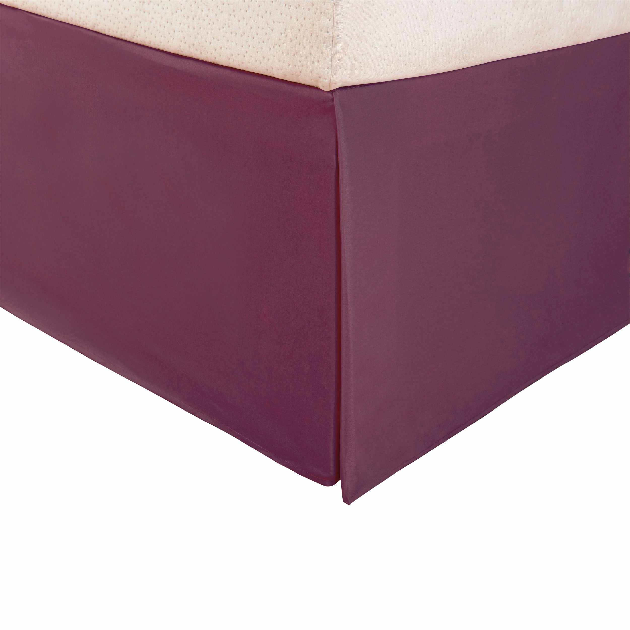Wimberton 100% Brushed Microfiber Bed Skirt - 15 Inch Drop Length with Inverted Box Pleats | Perfect for Master Bedroom, Guest Room & Hotel Decor
