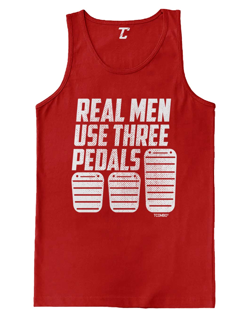 Men's Clutch Car Lover Tank Top - Vintage Manual Transmission T-Shirt for Car Enthusiasts - Perfect for Car Shows, Racing Events & Gearhead Gifts