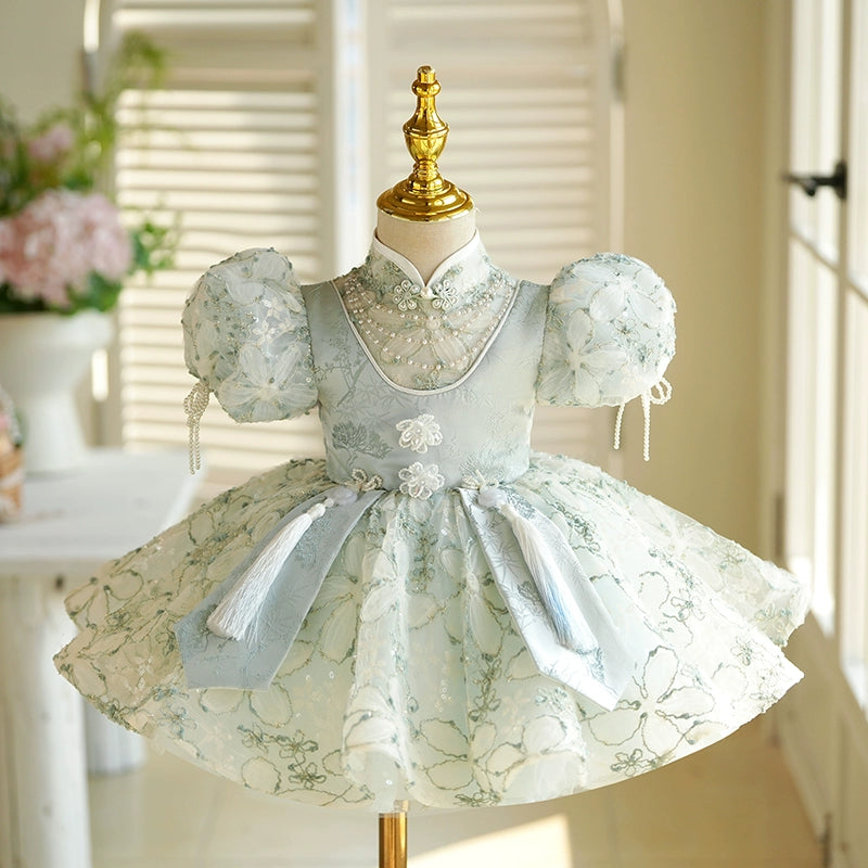 Princess Dress for Girls - Fluffy Birthday Party Gown | Elegant & Comfortable Kids Formal Wear for Special Occasions, Photos & Celebrations