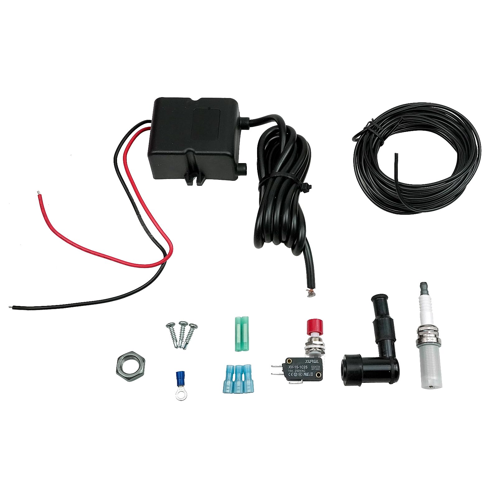 Dual Flamethrower Kit for Motorcycles & Cars - Exhaust Flame Thrower Replacement Compatible with BFTKAFK-Single Vehicles, Trucks - Complete Installation Accessories Included - Perfect for Racing, Car Shows & Custom Vehicle Upgrades