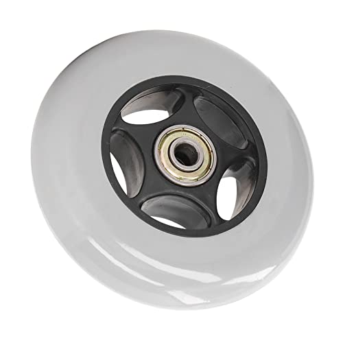 4in Rollator Tires - Stable Rubber Wheels for Wheelchairs & Walkers | Easy Installation, Durable Structure | Perfect for Indoor/Outdoor Mobility & Elderly Assistance
