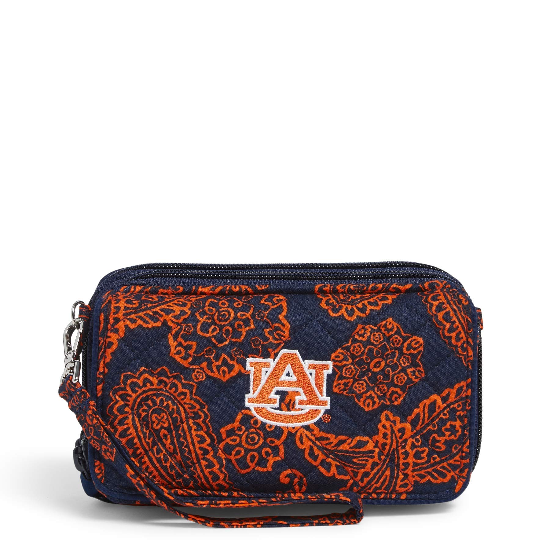Vera Bradley Cotton Collegiate RFID Crossbody Purse for Women - Stylish & Secure All-in-One Bag (Multiple Team Designs) - Perfect for College, Travel & Everyday Use