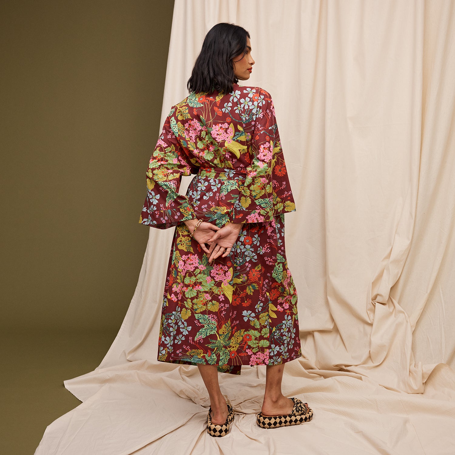 Luxury Genevieve Cotton Bath Robe for Women - Soft & Absorbent Spa Robe - Perfect for Relaxation, Home Spa & Hotel Use