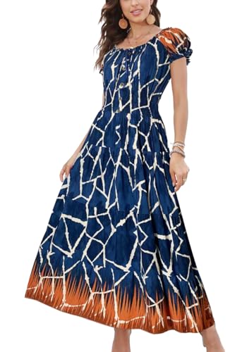 Navy Blue Flowers