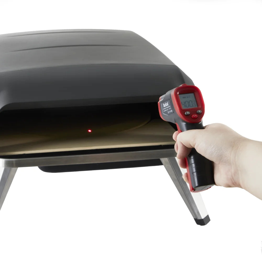 Tefal Pizza Pronto Infrared Thermometer XA401000 - Instant Read Digital Cooking Thermometer for Pizza, Meat, BBQ & Baking - Perfect for Home Chefs & Outdoor Grilling