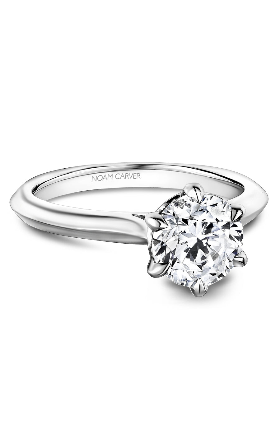 Noam Carver R065 01A Bridal Engagement Ring - Elegant Wedding Band for Proposals & Anniversaries