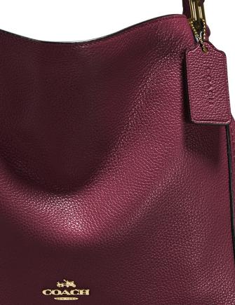 Coach Edie 31 Shoulder Bag in Polished Pebble Leather - Stylish Crossbody Purse for Women, Work, Travel & Everyday Use