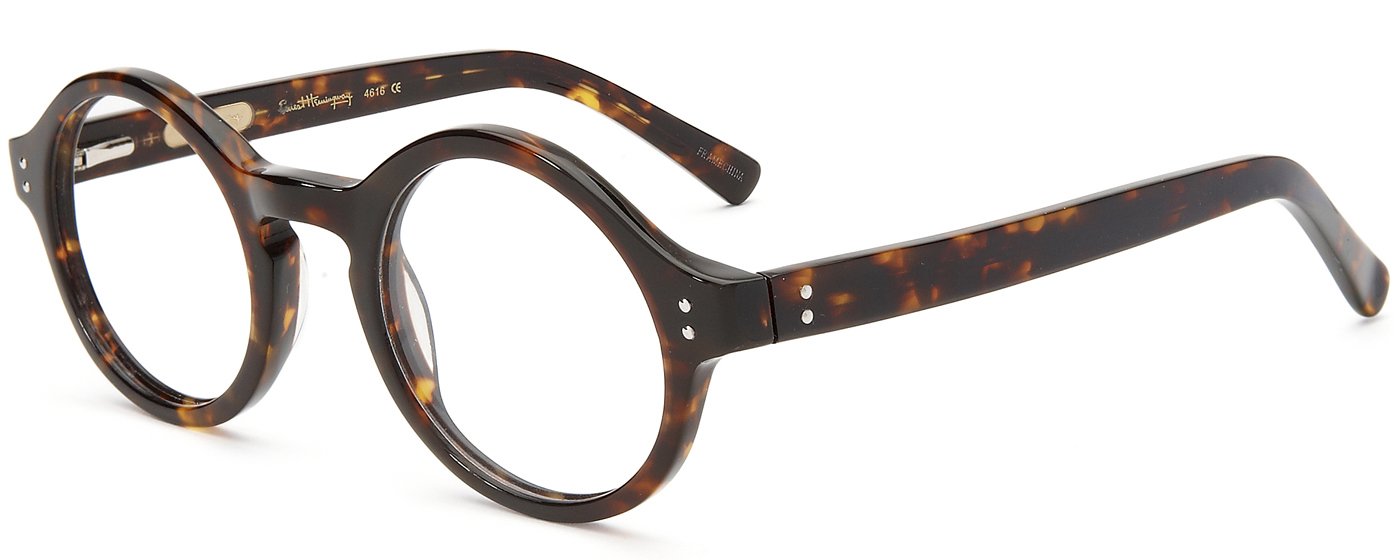 Ernest Hemingway 4616 Designer Reading Glasses in Tortoise +1.00 Magnification - Stylish Lightweight Readers for Men & Women - Perfect for Reading, Working, and Computer Use