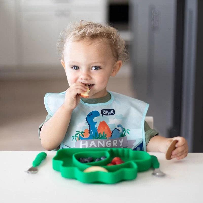 Bumkins SuperBib 3 Pack - Waterproof Baby Bibs for Messy Eaters | Soft, Adjustable & Easy Clean Feeding Bibs for Infants & Toddlers | Perfect for Meal Time, Daycare & Travel