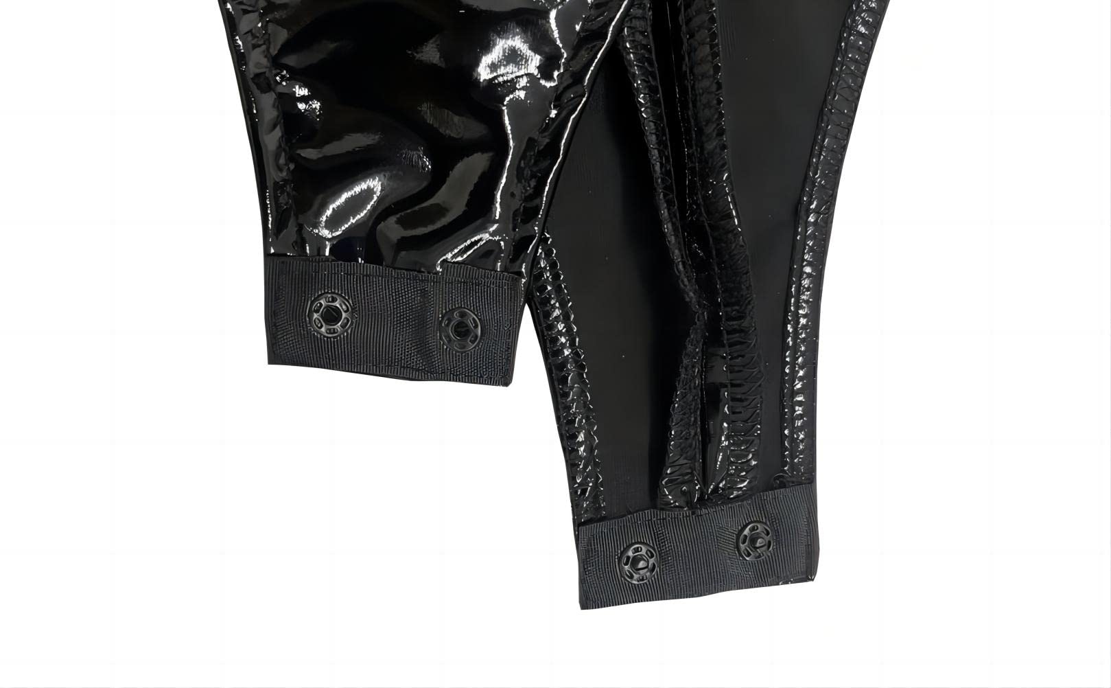 TZMAPU Women's Faux Leather Halter Jumpsuit - Sexy Bodysuit for Club, Party & Night Out - Stylish Leotard for Casual Wear & Special Occasions