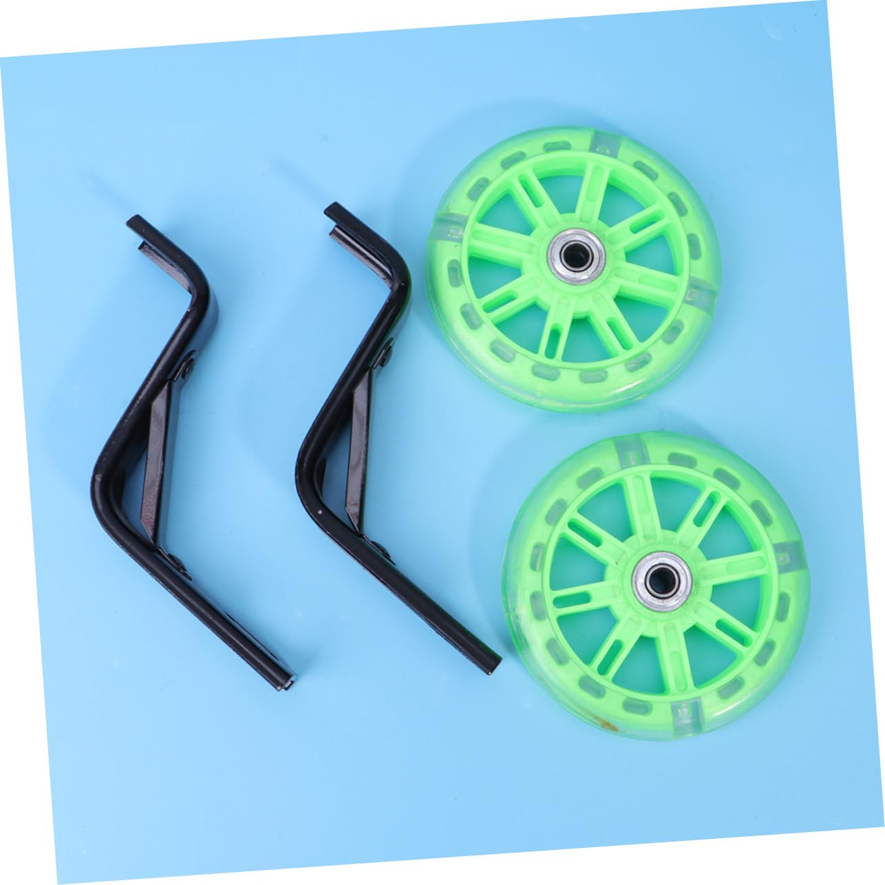 2 Pcs Kids Bike Training Wheels - Silent Balance Auxiliary Wheels for Safe Cycling