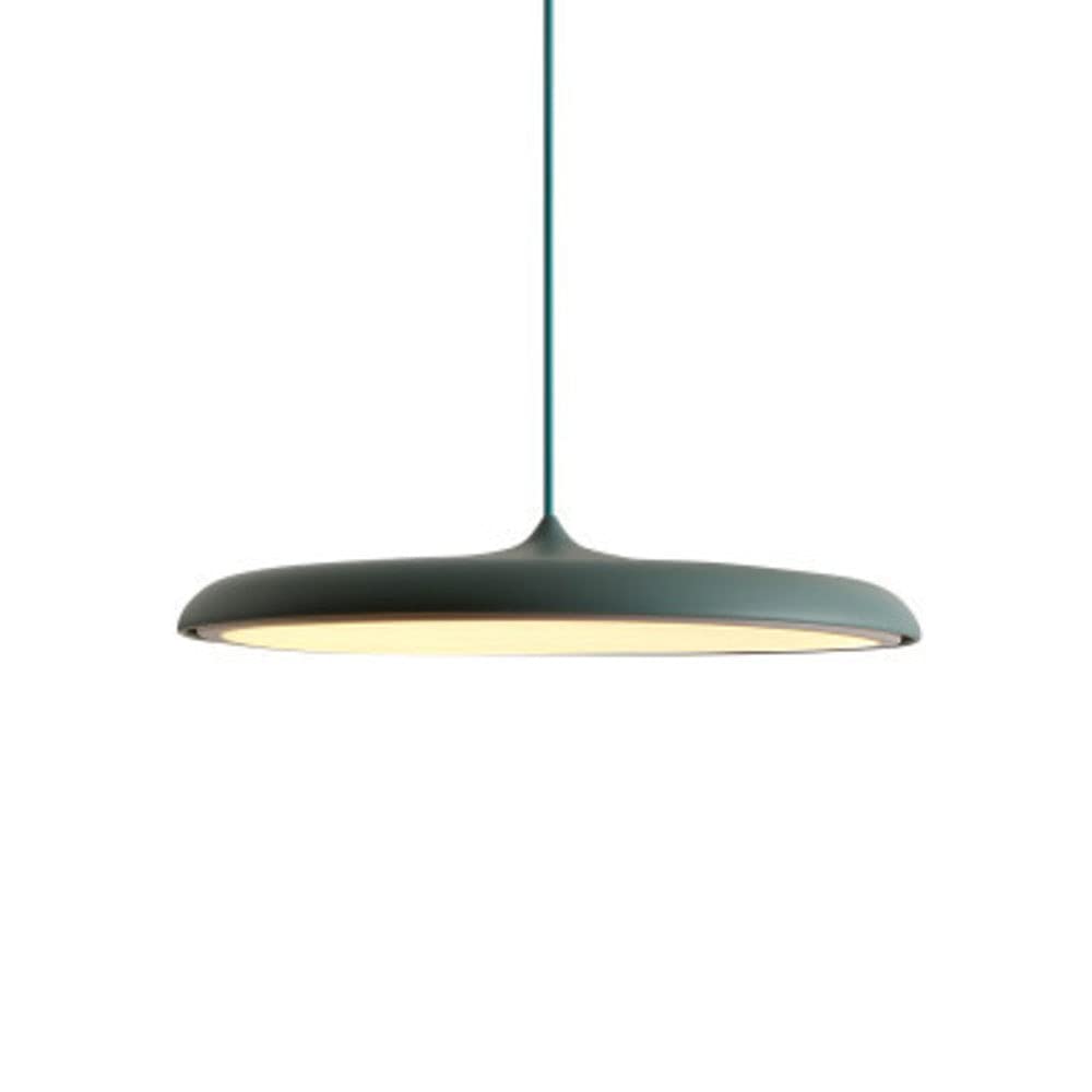 Modern LED Chandelier - Flying Saucer Shaped Metal Hanging Light Fixture, Minimalist Ceiling Pendant Lamp for Living Room, Bedroom, Bar & Club Decoration