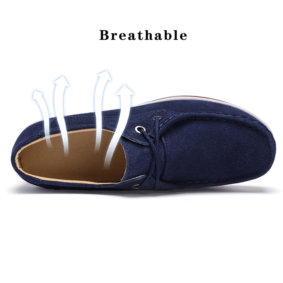 Ruiatoo Women's Slip-On Loafers - Comfortable Thick Soft Platform Shoes for Business Casual & Walking | Office, Travel & Everyday Wear