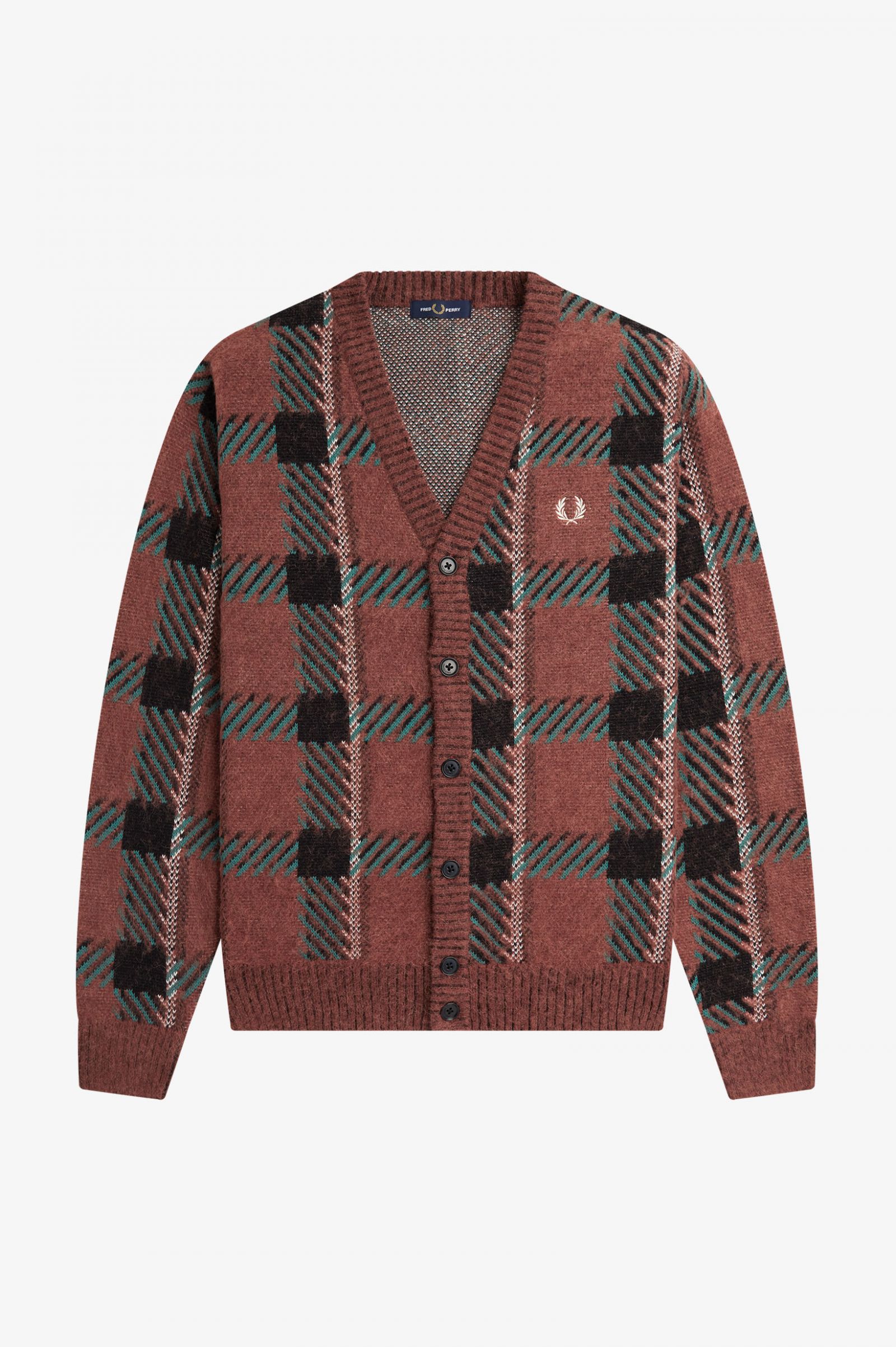 Trendy Glitch Tartan Cardigan for Women - Stylish Plaid Oversized Sweater | Perfect for Fall, Winter & Casual Outfits