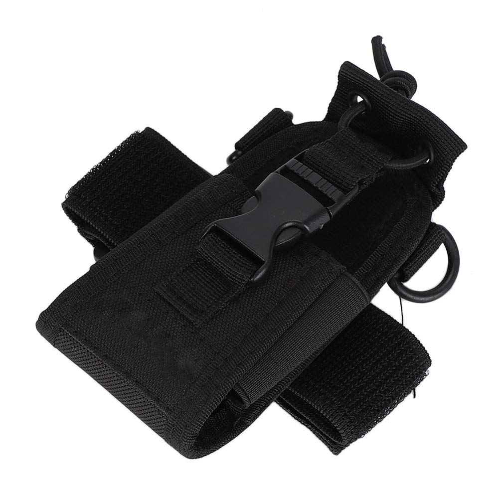 PUSOKEI Universal Radio Holster - Heavy Duty Arm Bag & Carry Pouch for UV5R, UV82, TYT UV5RA, Kenwood Walkie Talkies - Perfect for Security Guards, Construction Workers & Outdoor Enthusiasts