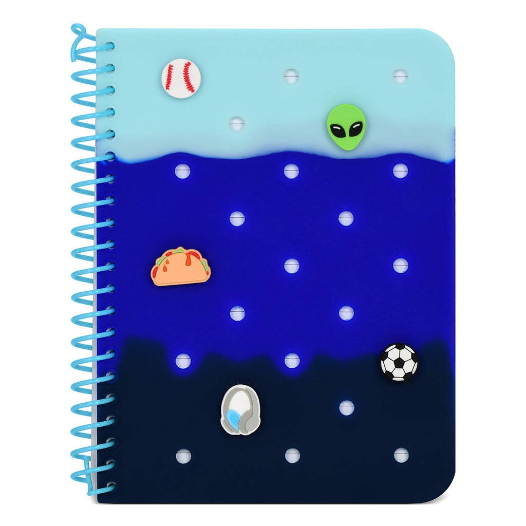 Iscream Ocean Waves Charmed Journal - Aesthetic Notebook for Writing, Sketching & Travel - Perfect for Beach Lovers, Creative Minds & Gift Ideas