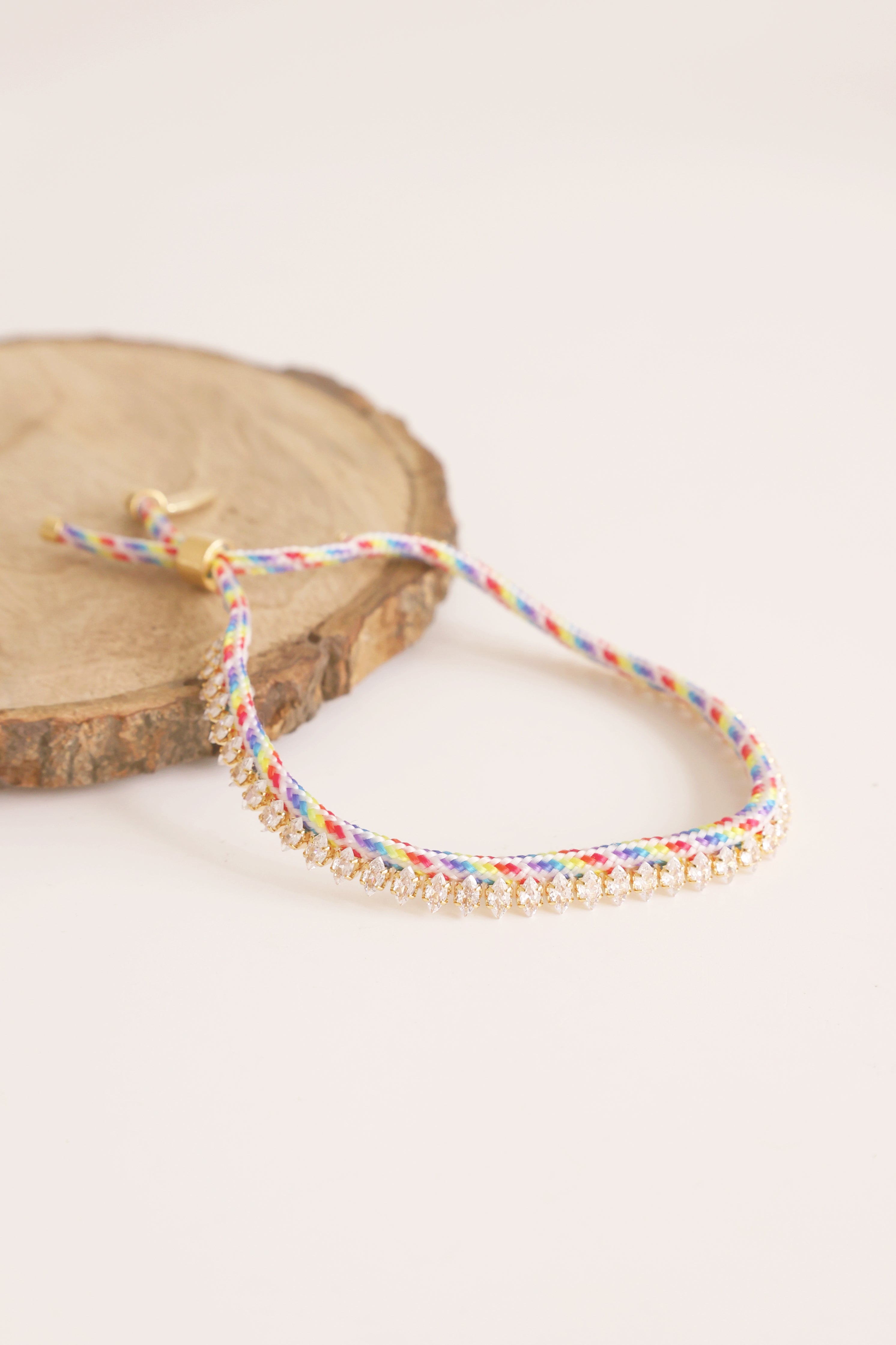 Vibrant Rainbow Beaded Bracelet for Women & Girls - Trendy Colorful Stretch Bangle for Everyday Wear, Parties & Gifts