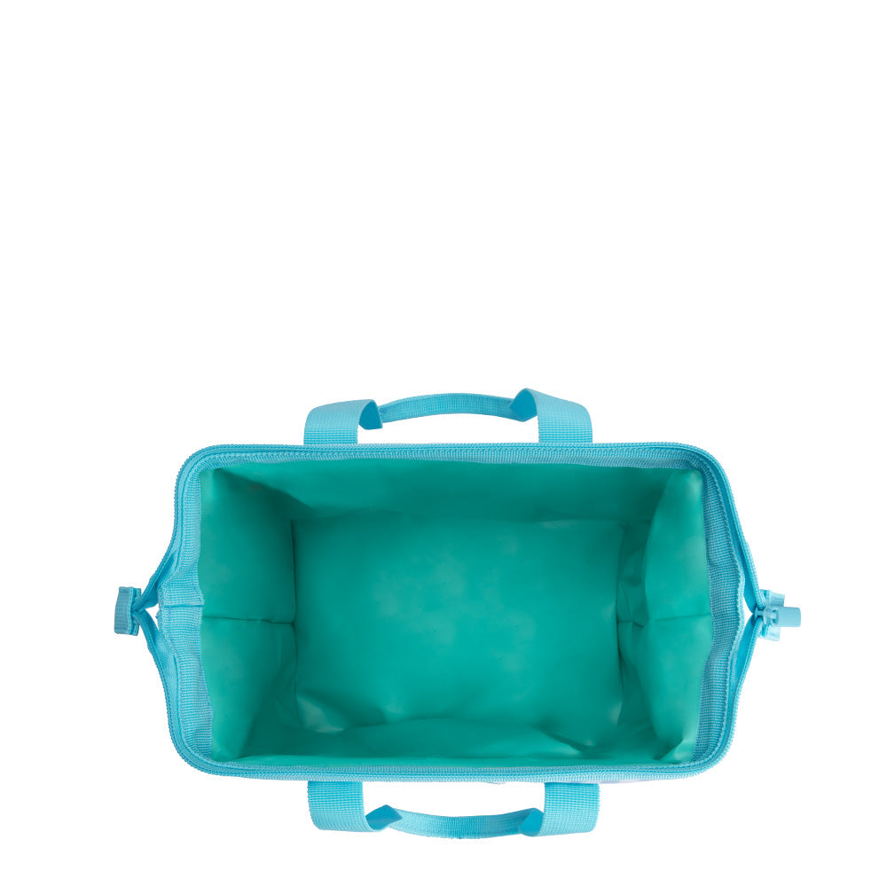 Glacier Stripe Packi 12 Cooler - Portable Insulated Lunch Box for Picnics, Camping & Beach Outings - Leakproof Food Container for Work & School - BPA Free & Durable Design