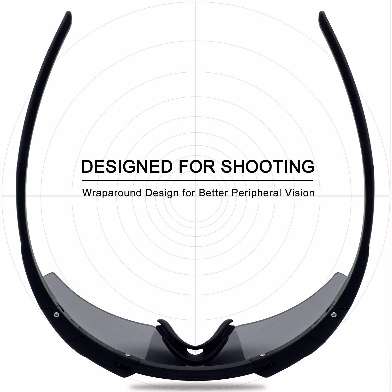 SPOSUNE Tactical Shooting Glasses - Anti Fog, Impact Resistant with 3 Lenses for Men & Women - Perfect for Hunting & Range Shooting