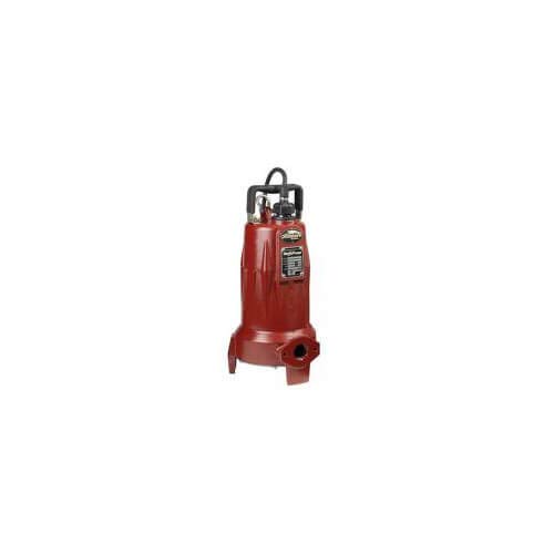 **Liberty Pumps 2 HP Manual 2-Stage High-Head Omnivore Grinder Pump - 440/460V - 25 ft Cord - 3 Phase - Ideal for Wastewater Management in Residential and Commercial Applications**